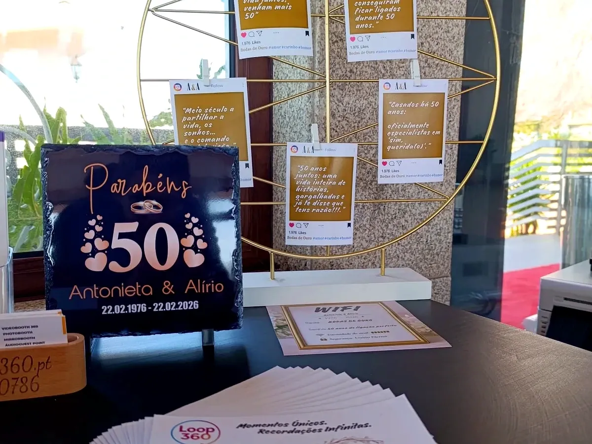 Materiais personalizados e impressões para eventos